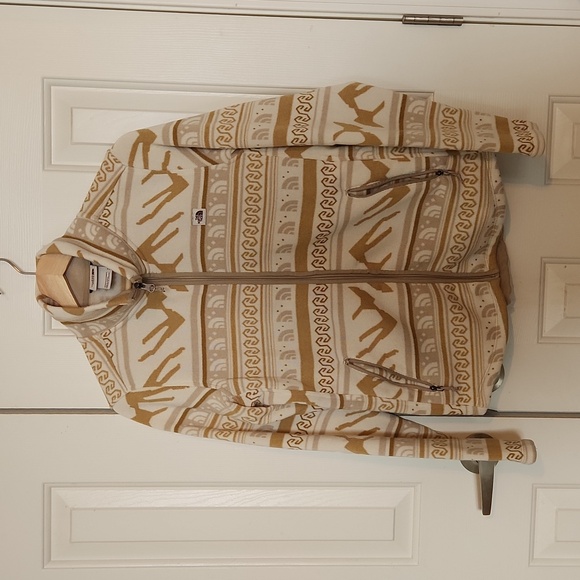 The North Face Printed Crescent Full Zip Fleece Medium - Picture 2 of 4